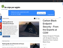 Tablet Screenshot of deviajeporegipto.com